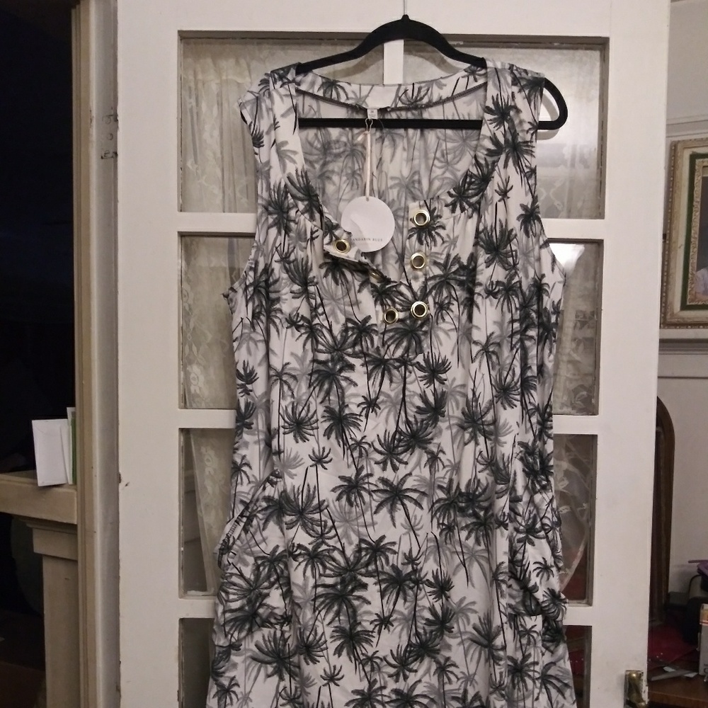 ✨NWT✨Mandarin Blue resort dress 2x